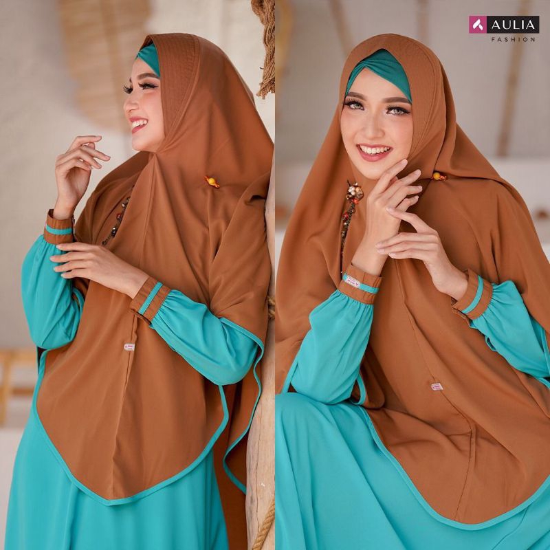 Fashion gamis Aulia ori syar'i syari model terbaru 2023, warna sangat menarik, favorit semua wanita 