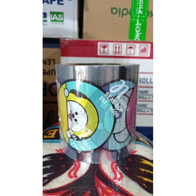 SEAL SEALER CUP MINUMAN 1 ROLL ISI 1200 CUP