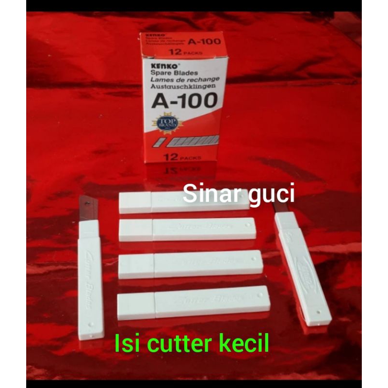 

Isi cutter kecil A 100 KENKO Perkotak isi 12 pcs
