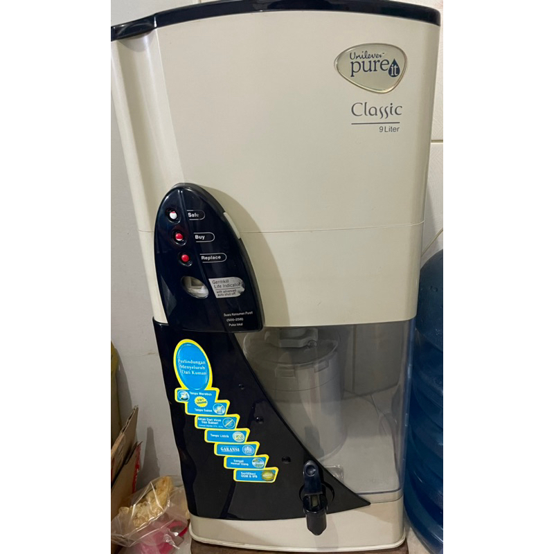 Pure it Dispenser Unilever Classic 9 Liter / Unilever Pureit Classic 9 Liter - Preloved