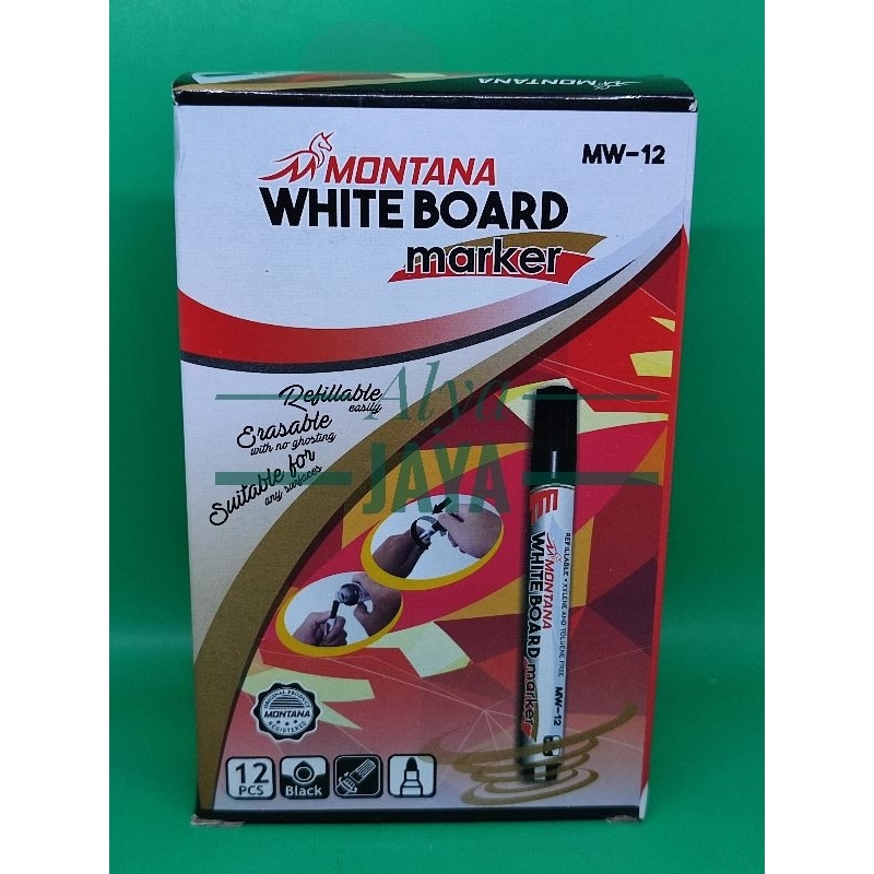 

Spidol Whiteboard Murah Montana 1pack 12 Pcs