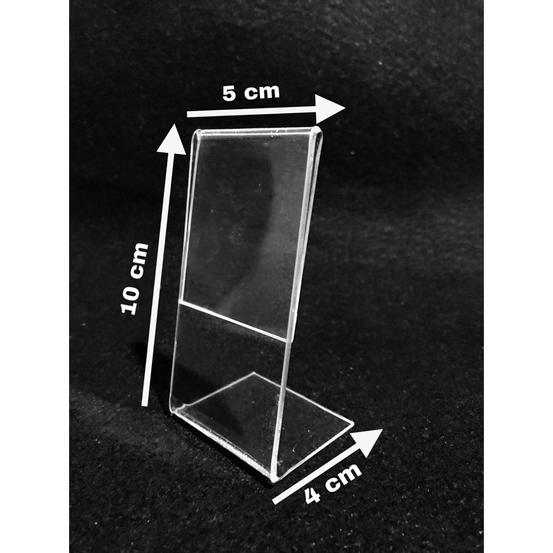 

nomer meja akrilik 5 cm x 10 cm model L potret