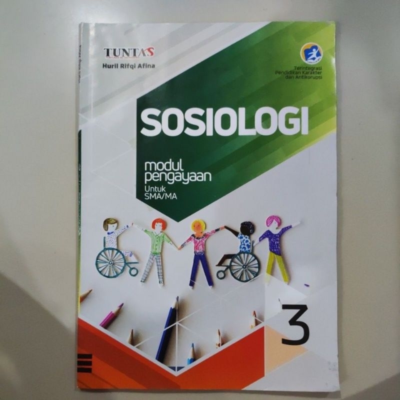 buku pelaharan sosiologi lks bekas SMA