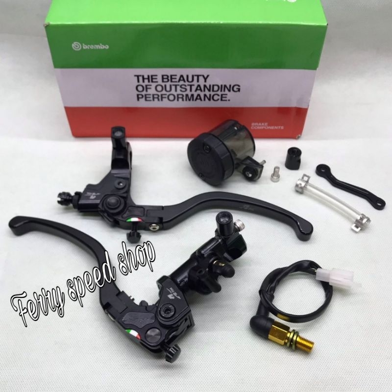 1set Master rem Brembo Billet Full cnc  Model Ktc Racing / Master rem Plus Handel rem kopling Brembo