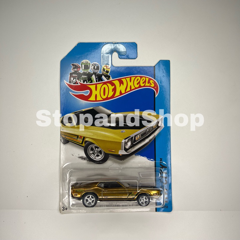 MAINAN HOT WHEELS HOTWHEELS 1971 MUSTANG MACH 1 SUPER TREASURE HUNT