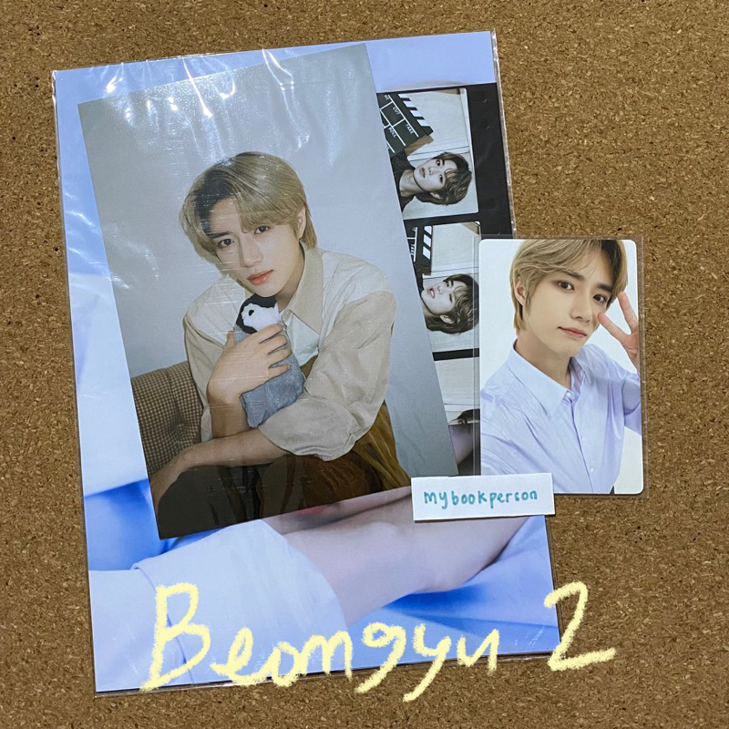 Official Beomgyu Photocard Visual Set 2 TXT Season’s Greetings 2023 / tomorrow by together choi bg s