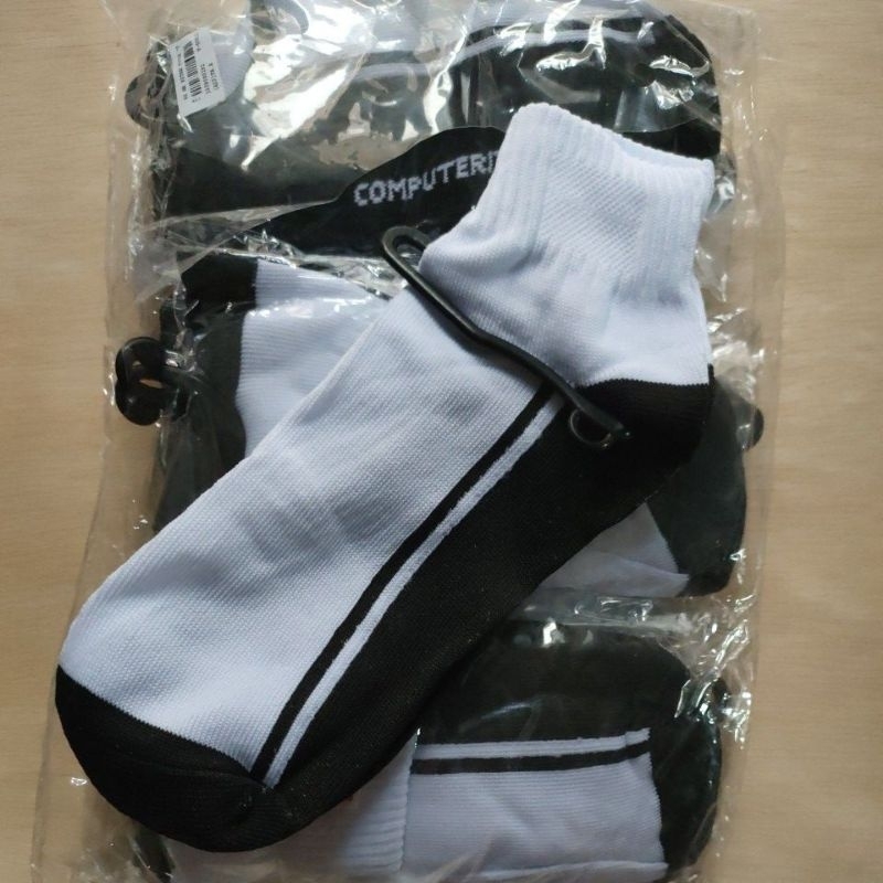 Kaos Kaki Sekolah SD SMP SMA Puti Hitam Pendek Semata kaki