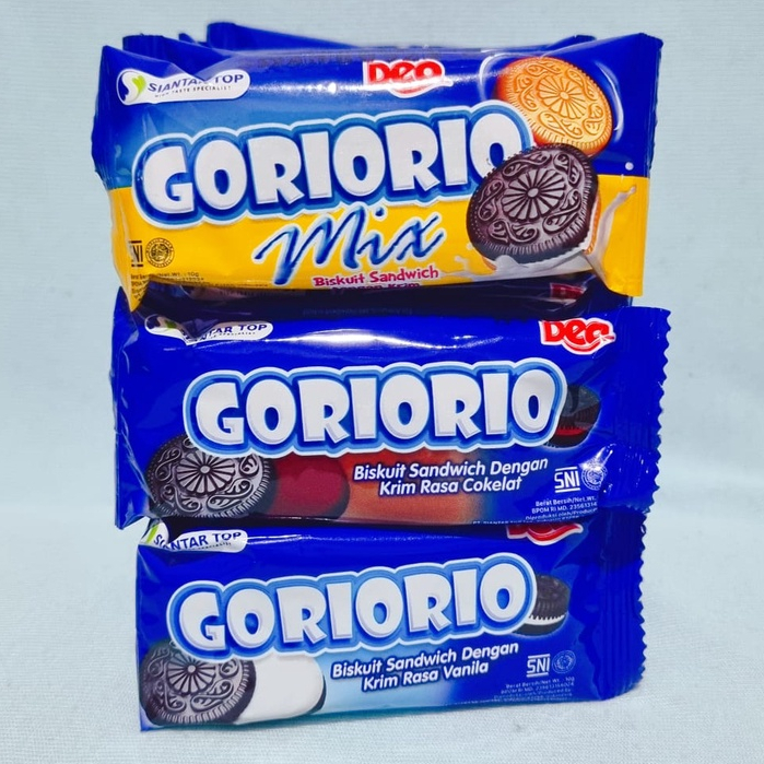 

Goriorio Biskuit Vanilla / Cokelat / Mix (20 Pcs)