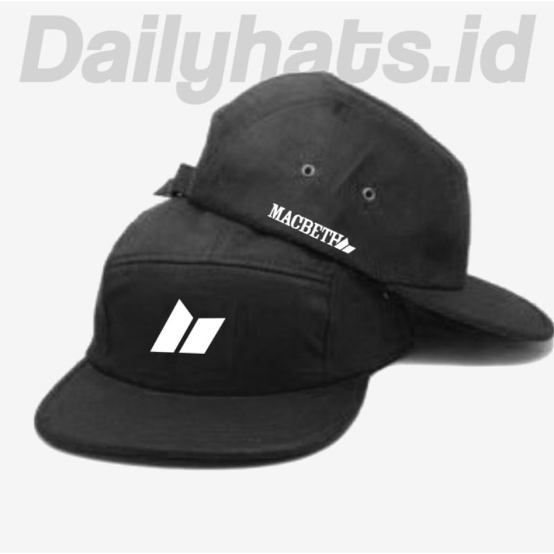 Topi 5 Panel MACBETH | Topi Five Panel Snapback | Topi Pria | Topi Surfing | Topi Distro