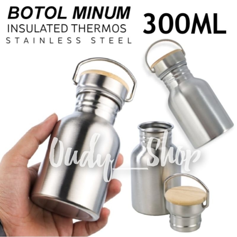 Botol Minum Travel Aluminum Praktis Insulated Thermos