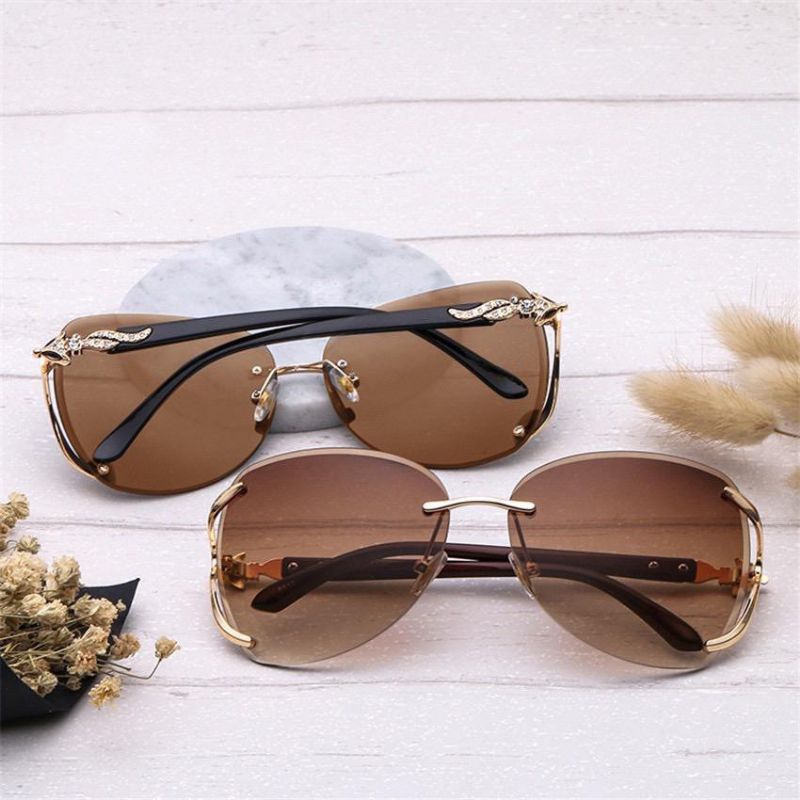 Kacamata Wanita Import Retro Anti Radiasi UV Protection Sunglasses Korean Fashion Besar