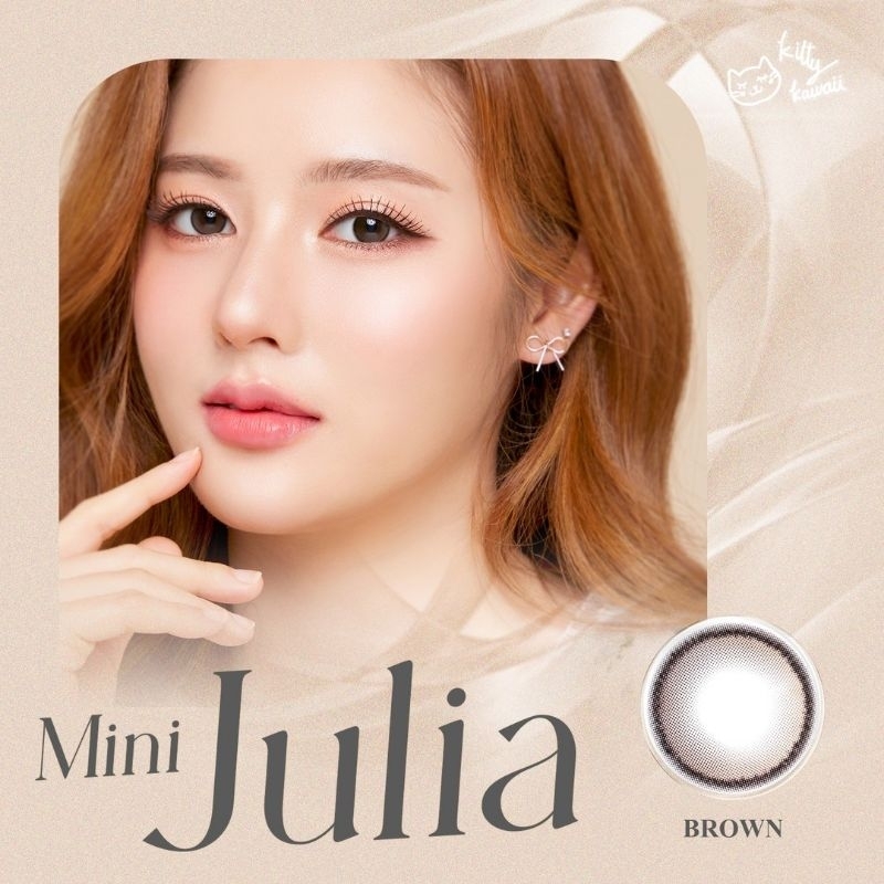 SOFTLENS MINI JULIA KITTY KAWAII GRAY GREY ABU NORMAL MINUS s.d-10.00 ORIGINAL MADE IN KOREA