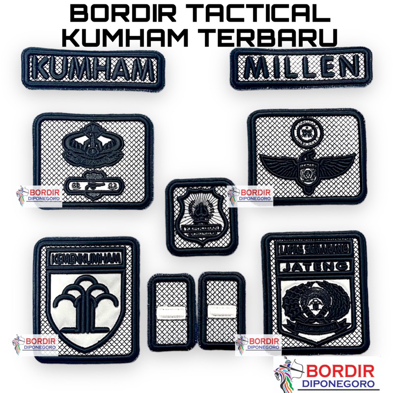 ATRIBUT KUMHAM TERBARU 2023 BORDIR TIMBUL PREMIUM QUALITY | BORDIR TACTICAL KUMHAM TERBARU PREMIUM |