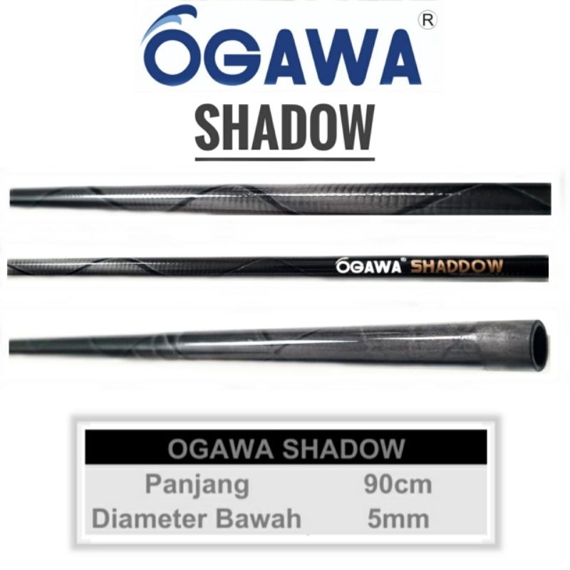 ujung hollow ogawa shadow dan platinum 90cm packing pipa PVC