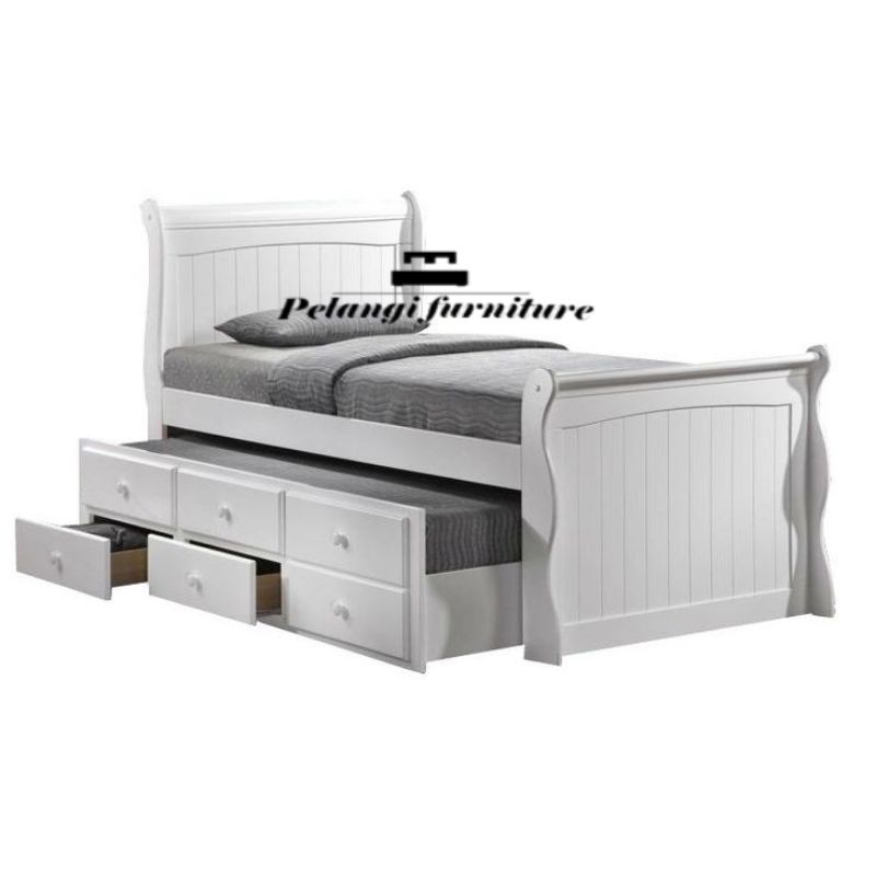 tempat tidur anak minimalis sorong