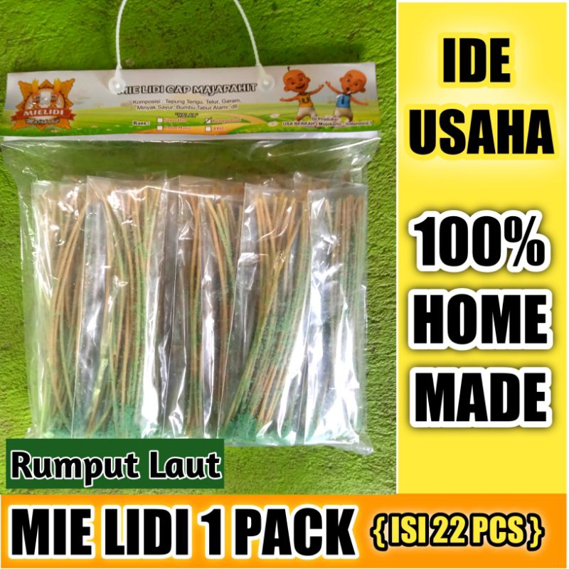 

Mie Lidi Pack Isi 22 Pcs Rasa Rumput Laut