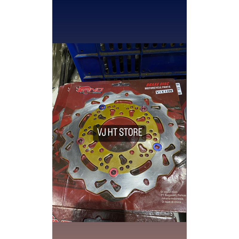 Disc Brake Piringan Cakram AND Motor Vixion / R15 / Megapro / Mio / Jupiter / Satria / MX king