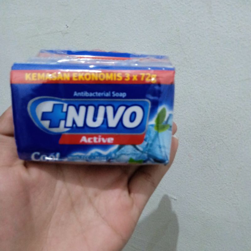 nuvo cool sabun batang  banded 3*72 gram