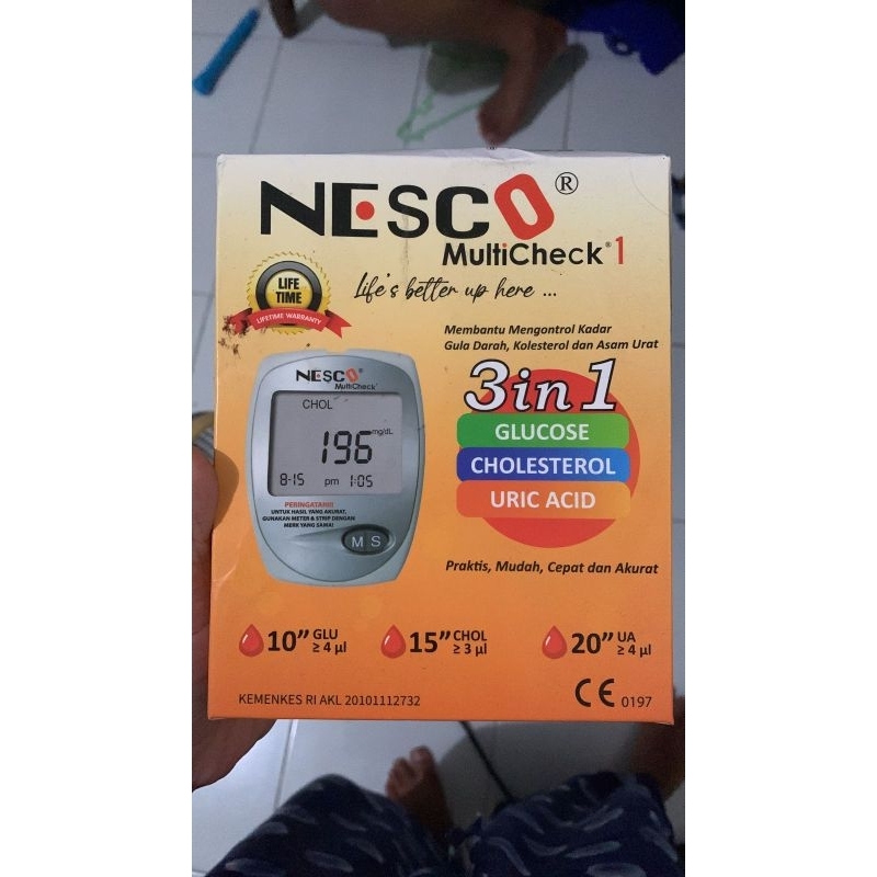 alat cek gula darah nesco multicheck
