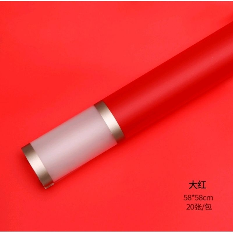 FLOWER WRAPPING PAPER LIST GOLD FRAME TRASNPARAN WRAPPING BUCKET BUNGA, UANG, BONEKA, COKLAT DAN LAI