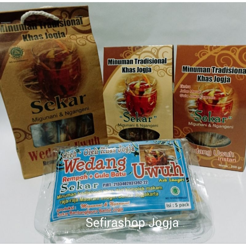 

SEKAR WEDANG UWUH KHAS JOGJA (Kualitas Premium) Komplit Rempah + Gula Batu