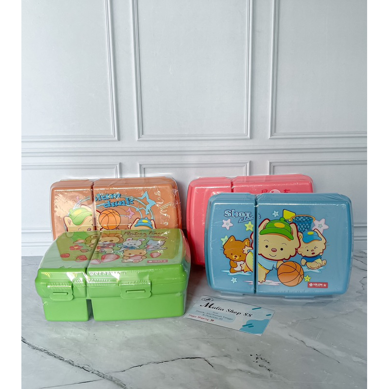 Folly Box 02 SB 49 Lion Star / Tempat Makan Anak Sekat 2 / Lunch Box