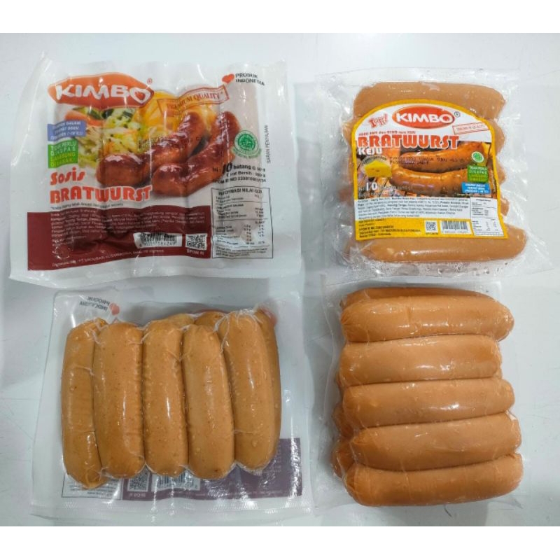 

SOSIS KIMBO SAPI Berat 500Gr / 10 Biji