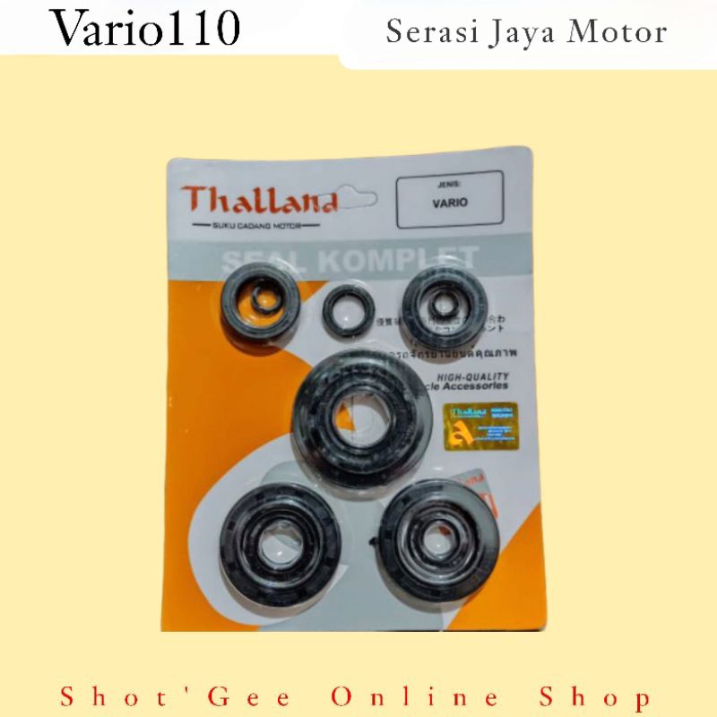 SIL SEAL SET OLI SEAL SET KOMPLIT VARIO 110 LAMA / VARIO TECHNO110 LAMA