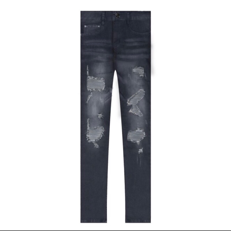 RUCAS SEASON 11 GREY CAVIAR LEATHER (Size 30 & 31)