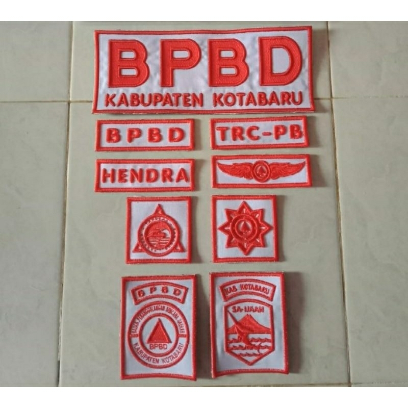 LAMBANG BPBD BORDIR TIMBUL