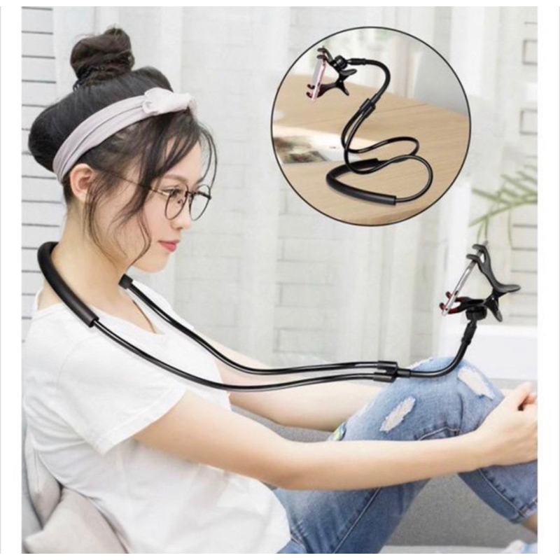 Lazyneck - Lazyneck holder Hp Leher - Lazyneck phone Holder- Penyangga Holder Hp - Phone Holder Leher