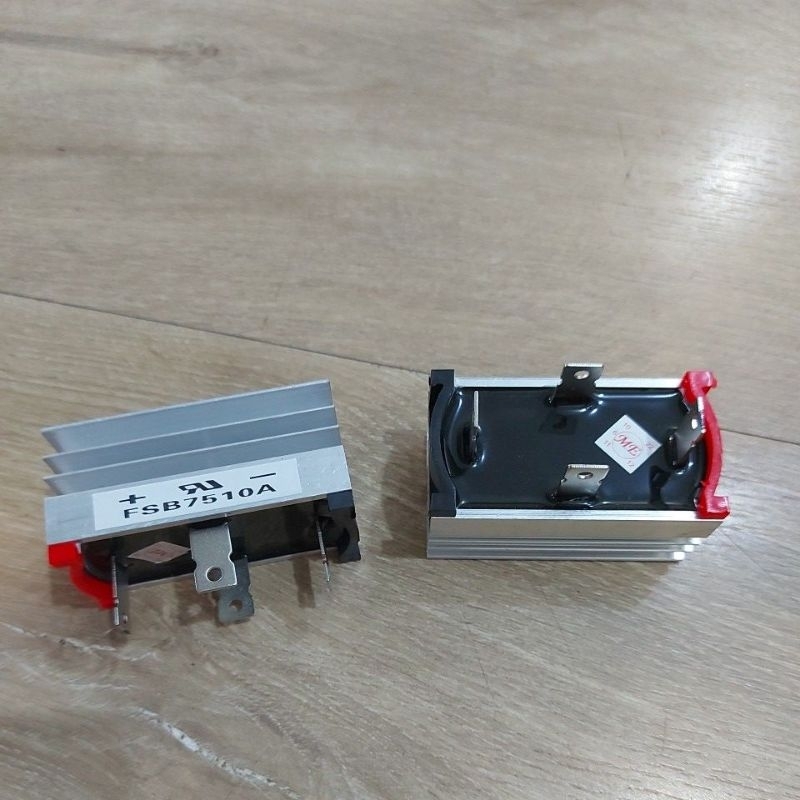 DIODA  BRIDGE 75A + HEATSINK DIODA KIPROK 75A DIODA KOTAK FSB7510A