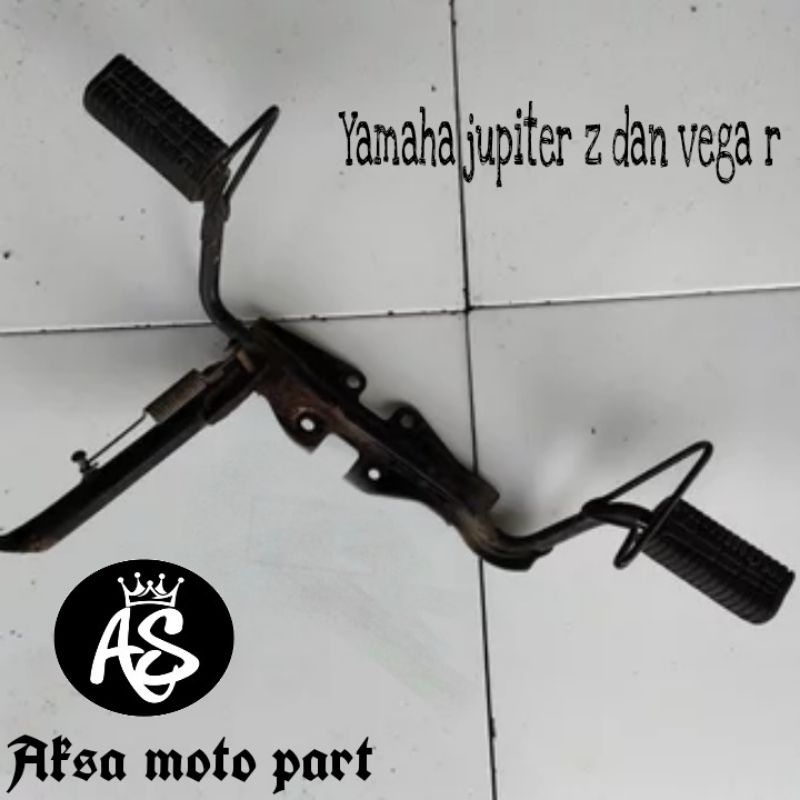 Pijakan kaki jupiter z/vega r+standar fostep/barstep depan motor yamah jupiter z/vega r original