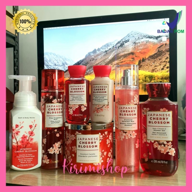 JAPANESE CHERRY BLOSSOM BBW Bath & Body Works ORI BPOM