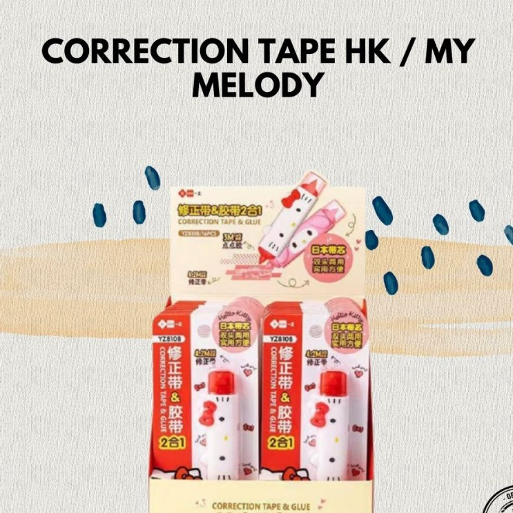 

Correction Tape HELLO KITTY / MY MELODY - HK