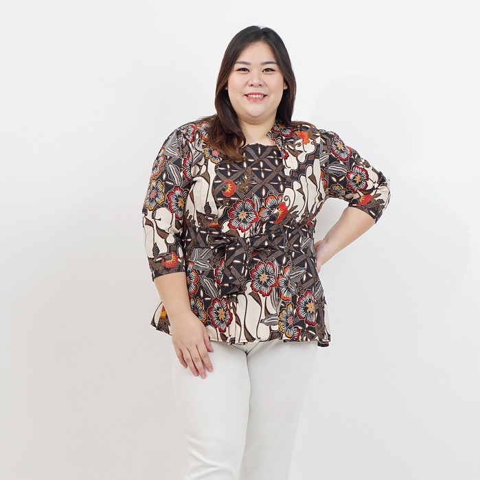 Batik wanita - Atasan blouse batik wanita fashion 184 - 311 XXL