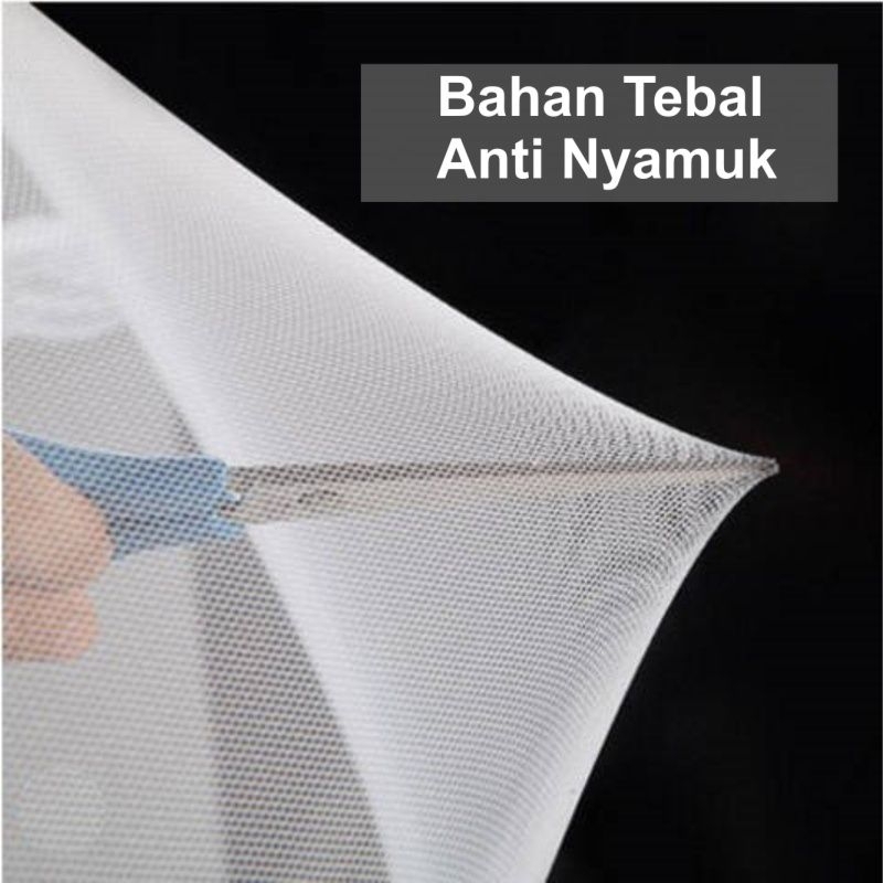 KELAMBU BUTERFLY  SUPER JUMBO UK 200 x 200   Kelambu Tempat Tidur Model Tenda Anti Nyamuk Kasur Bayi Dewasa Kamar