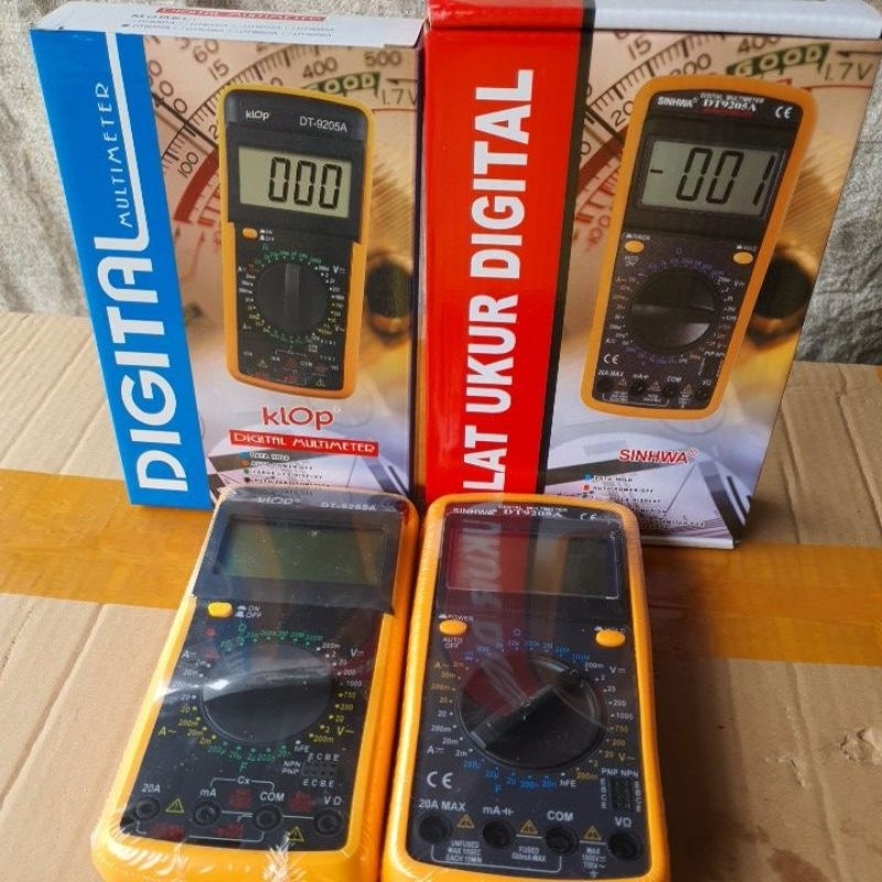 DIGITAL TESTER MULTITESTER  DT-9205A