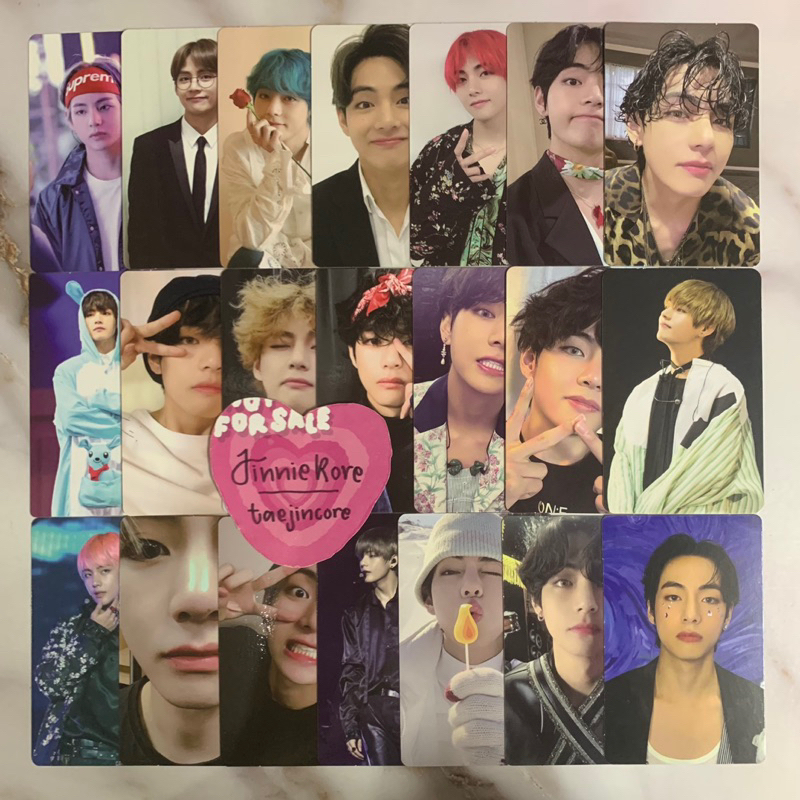 BTS KIM TAEHYUNG OFFICIAL PHOTOCARD MEMORIES 2017 2018 2019 2020 JAPAN FANMEETING VOL 3 4 5 BLURAY B