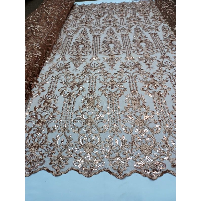 Kain Tile Elisab/Tile Payet Spangel Drs/Payet Sequin/Bahan Kebaya