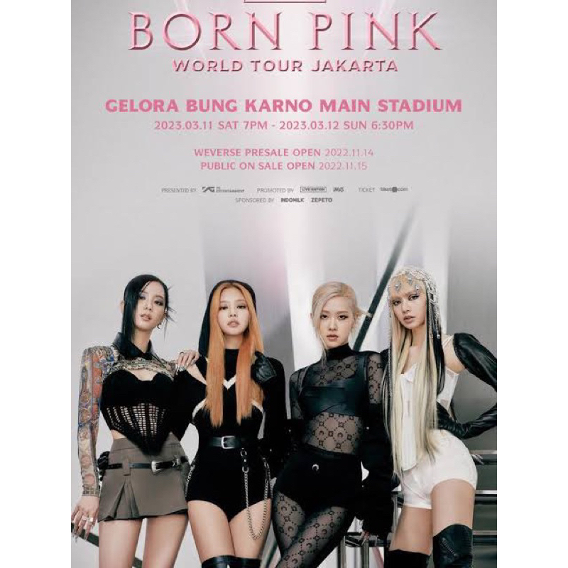 Konser Blackpink Jakarta Platinum 1 Ticket