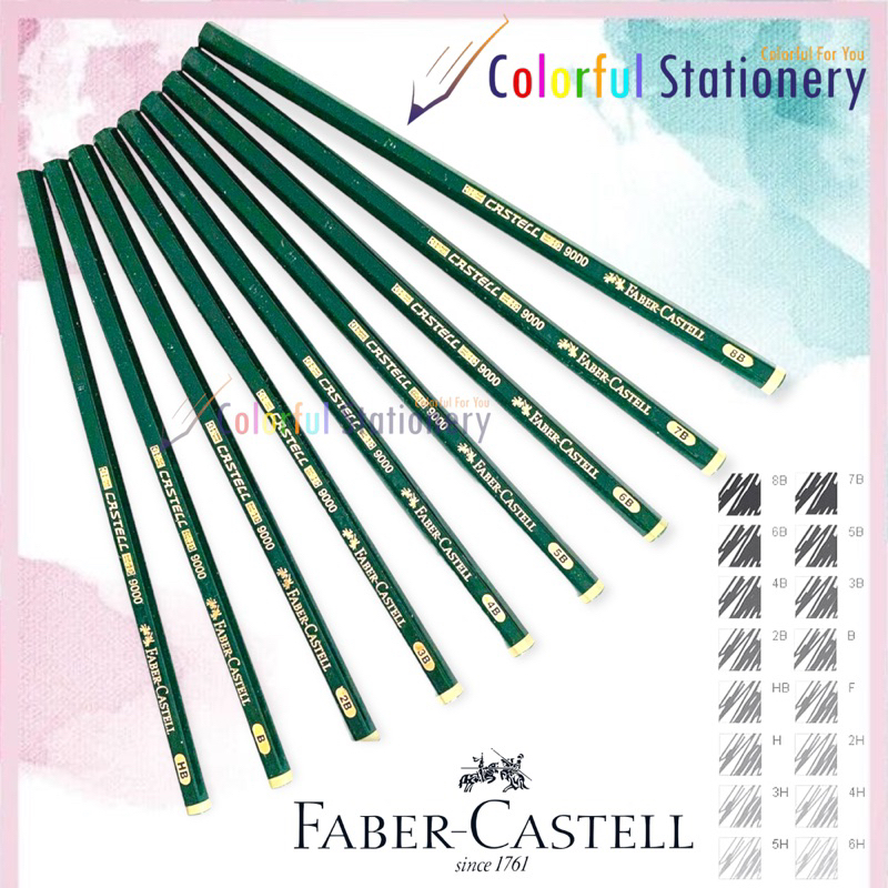 

Pensil Faber Castell 2B - 8B (Pcs)