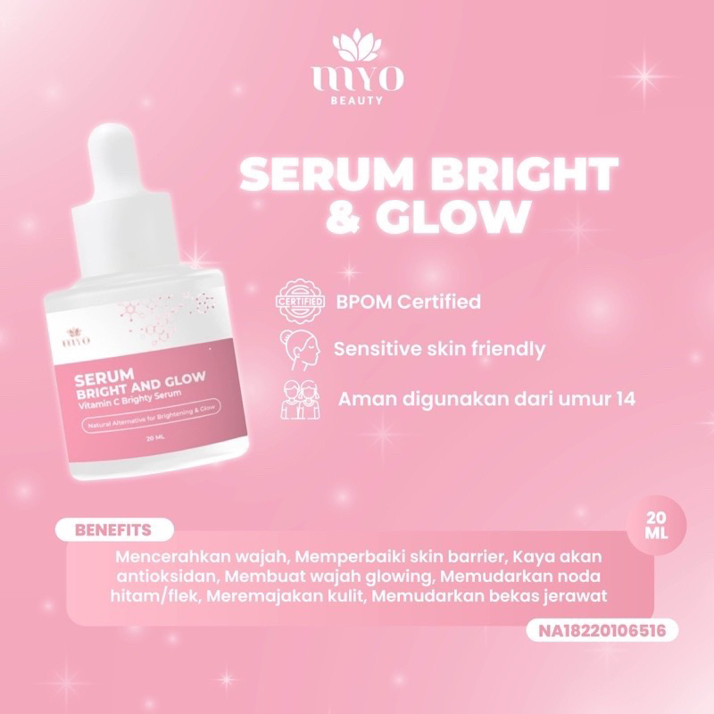 [READY] SERUM MAYRA MYO BRIGHTENING AND GLOW VIT C BPOM