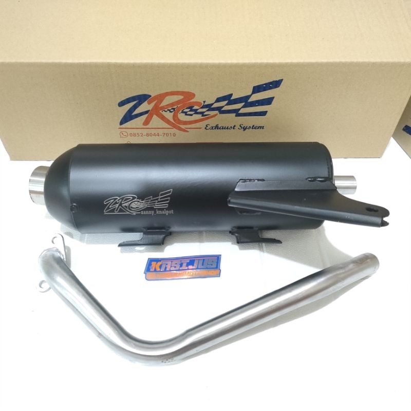 knalpot copy cms original zrc suara adem lembut ramah lingkungan motor beat delux genio beat 2021-20