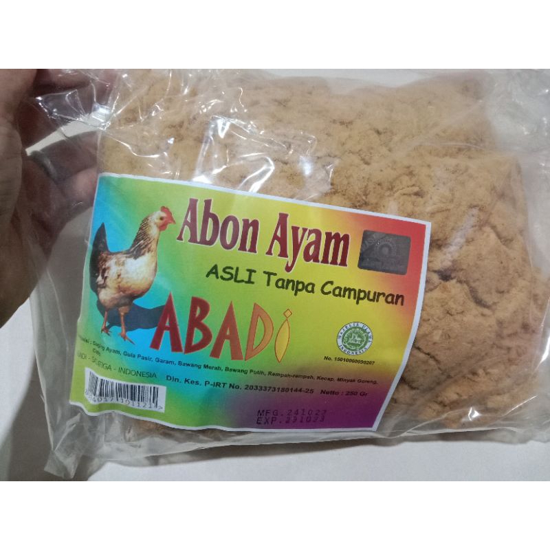 

Abon Ayam Rasa Manis 1kg