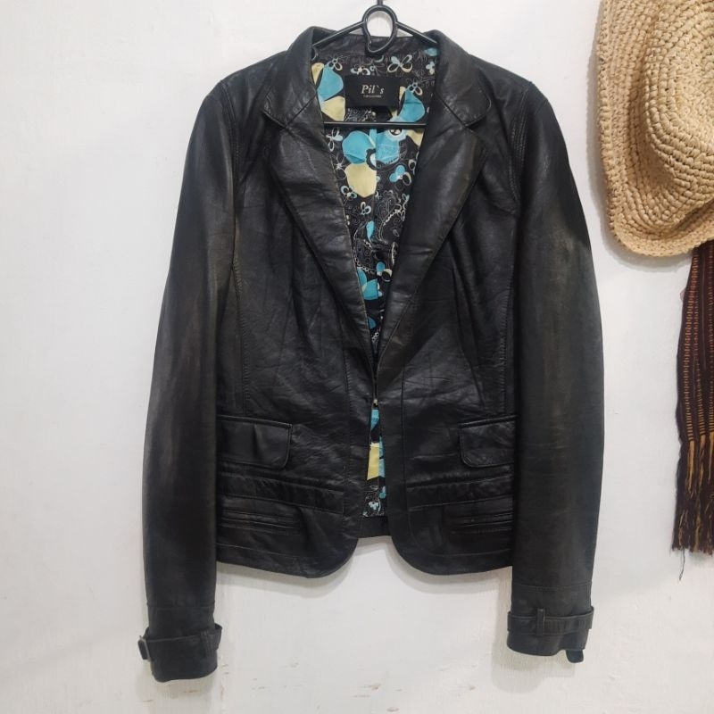jaket kulit second / blazer
