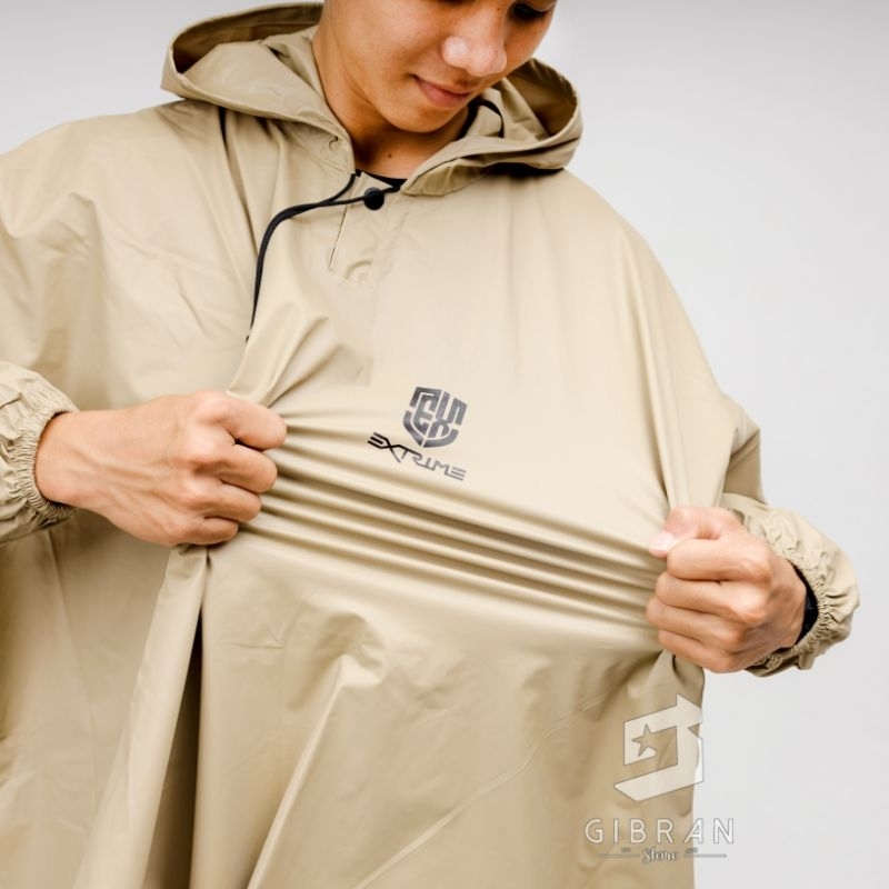 Jas Hujan Extrime PONCO Kelelawar Bahan Tebal with Press Sealer