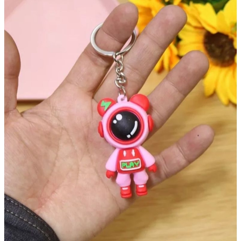 Astronaut Key Chain Gantungan Kunci Astronot Gantungan Tas Super Sus Astronot Gantungan Supersus