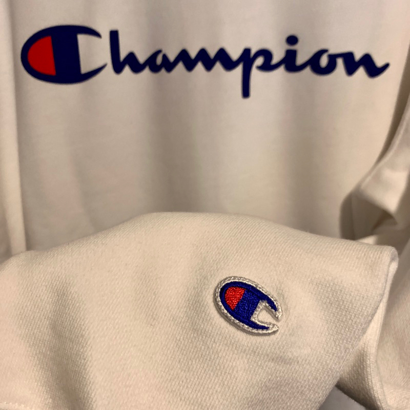 CREWNECK CHAMPION BIGSCRIPT ORIGINAL BNWT (JAPAN )