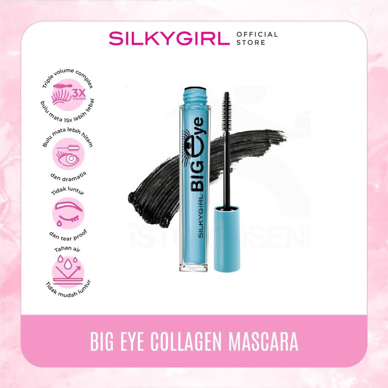 SILKY GIRL BIG EYE COLLAGEN WATERPROOF MASCARA I MASKARA